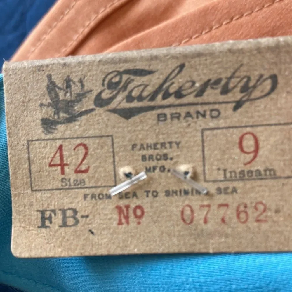Faherty Shorts Mens 42 All Day Blue 9